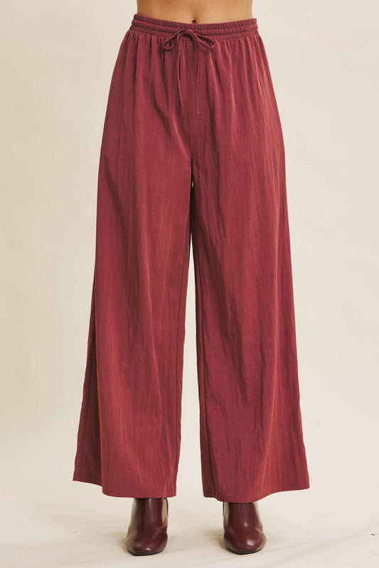 Relaxed Wide Leg Pants