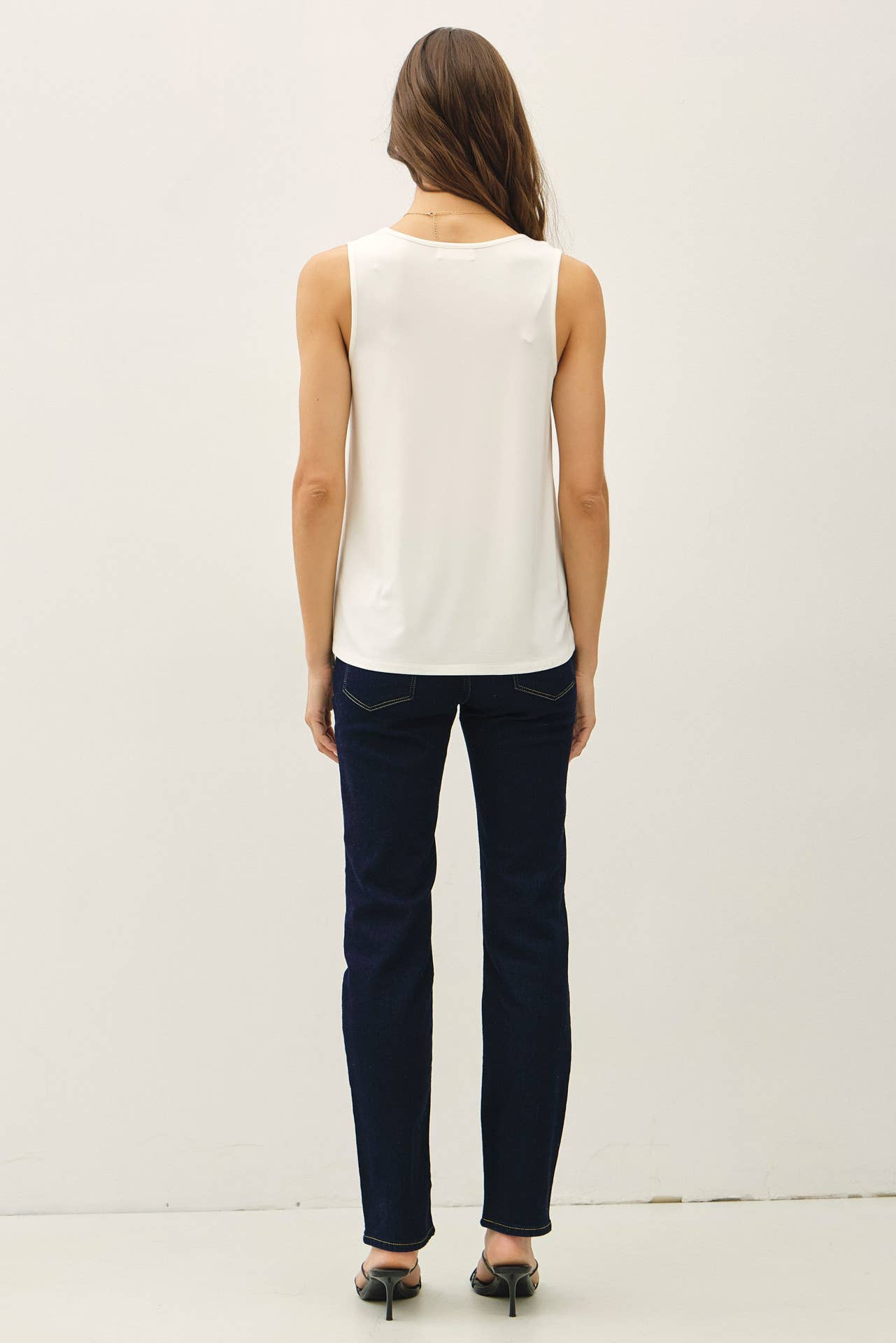 Bamboo Flowy U-Neck Tank Top