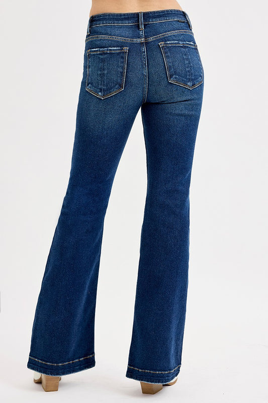 TC Mid Rise Flare Basic Jeans
