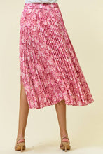 Load image into Gallery viewer, Pleated Tie Waist Midi Skirt