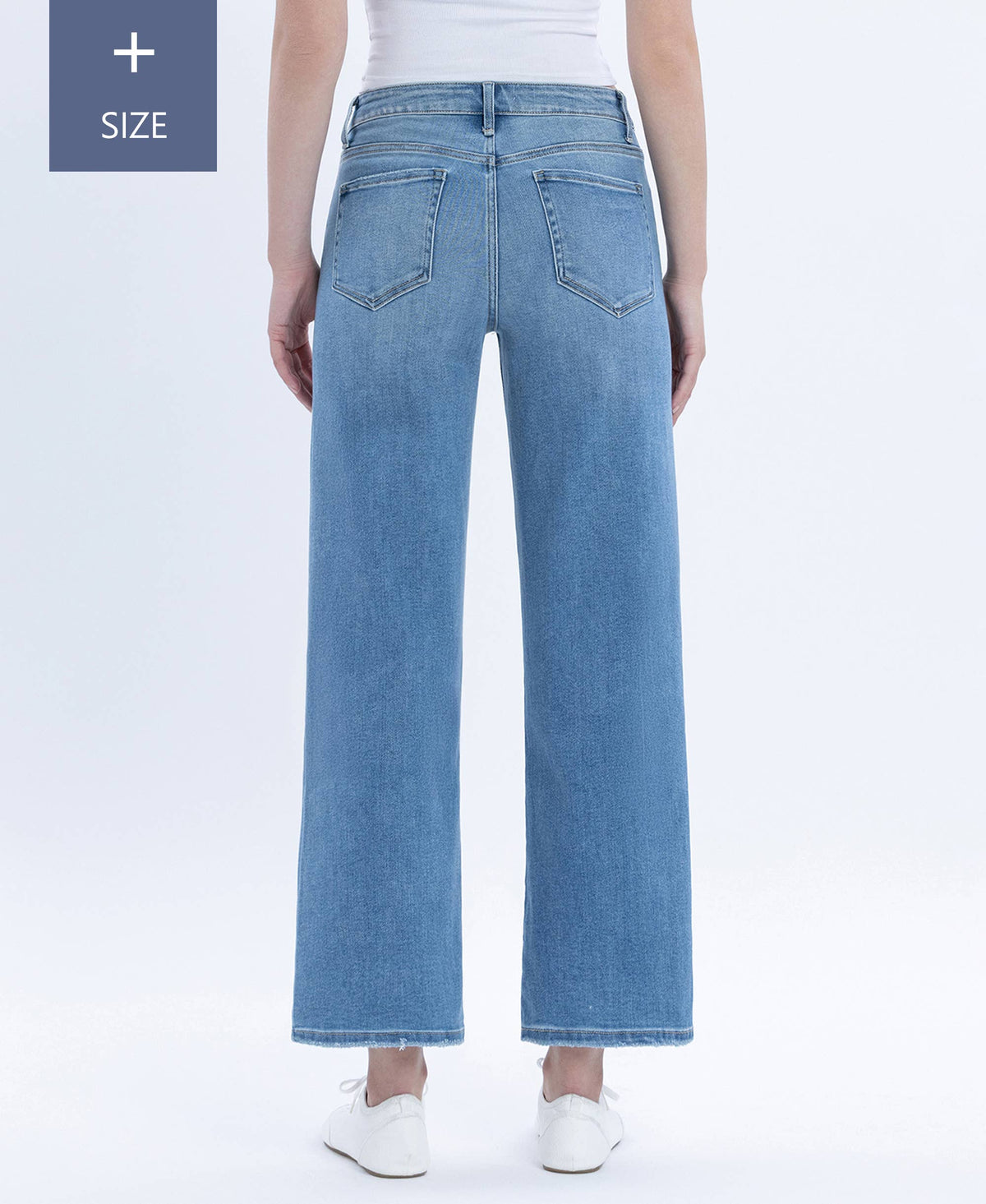 TC High Rise Wide Leg Jeans- Plus
