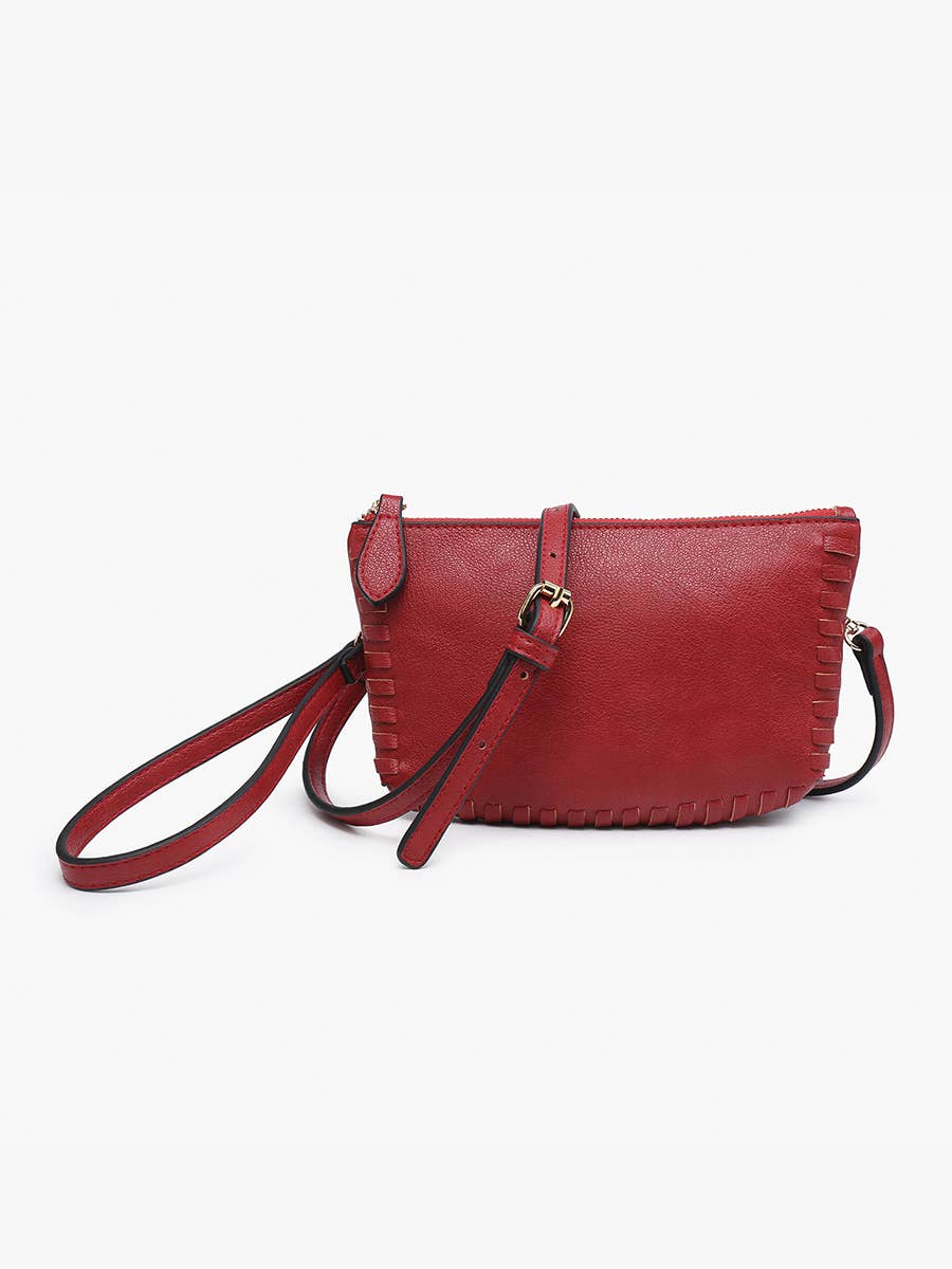 Bonnie Dual Compartment Whipstitch Crossbody