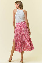 Load image into Gallery viewer, Pleated Tie Waist Midi Skirt