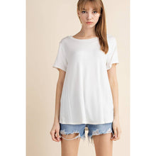 Load image into Gallery viewer, Bamboo Round Neck Short Sleeve Top