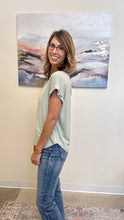Load image into Gallery viewer, Bamboo Cuff Sleeve Tee