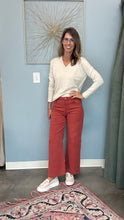 Load image into Gallery viewer, High Rise Wide Leg Ankle Pants