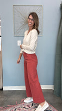 Load image into Gallery viewer, High Rise Wide Leg Ankle Pants