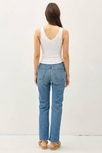 Load image into Gallery viewer, Full Length V-Neck Jersey Tank Top