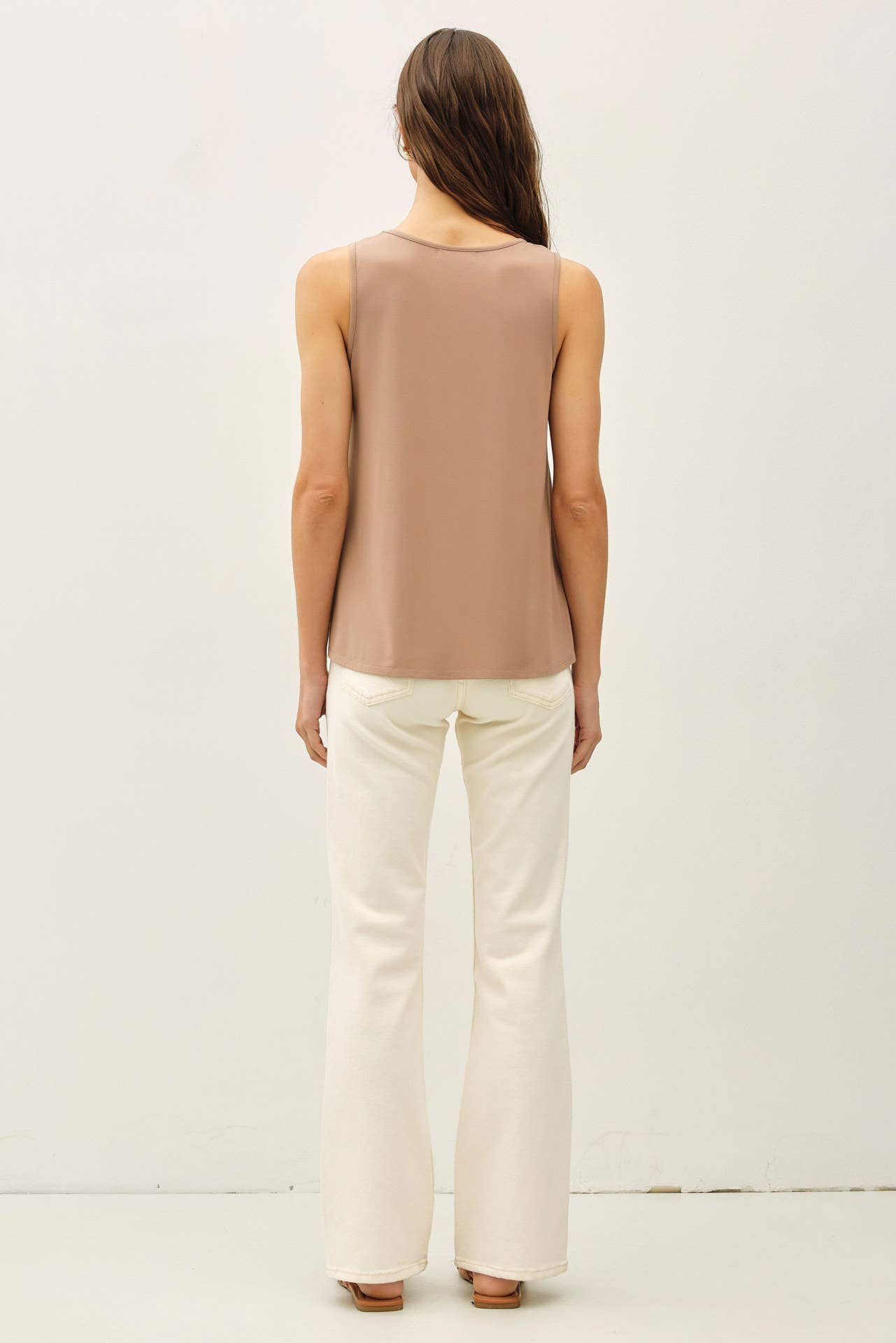 Bamboo Flowy U-Neck Tank Top