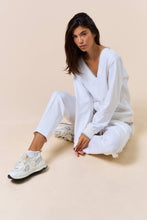 Load image into Gallery viewer, Drawstring Varsity Trim Joggers