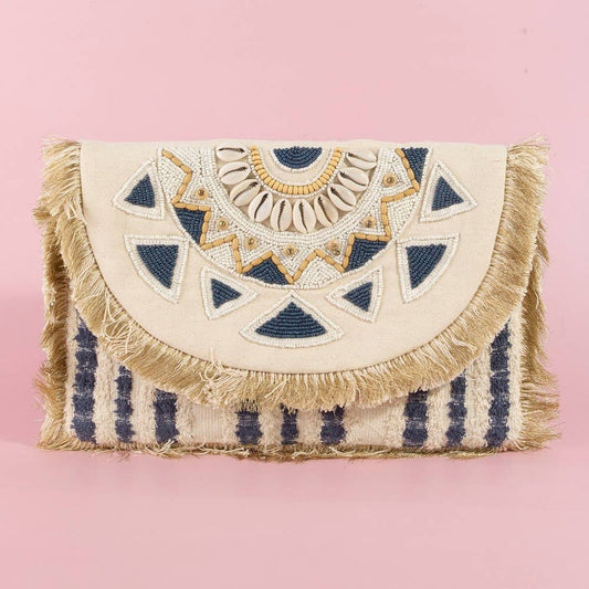 Beaded clutch Antik