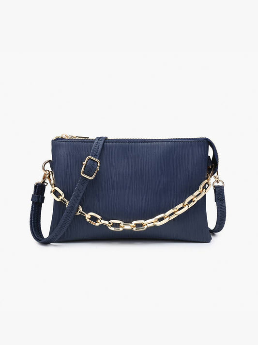 Izzy Textured Crossbody with Guitar Strap