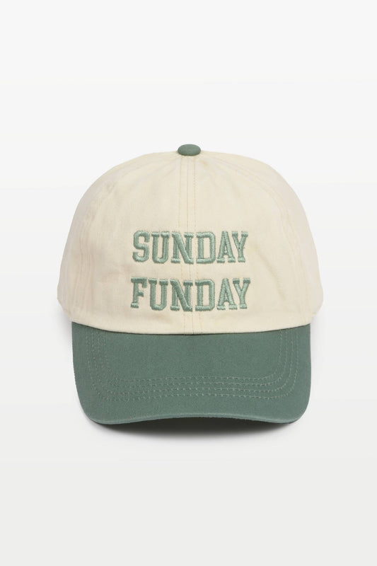 Sunday FundayTwo-Tone Baseball Cap