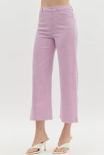 Load image into Gallery viewer, Pearl Embellished Wide Leg Jeans
