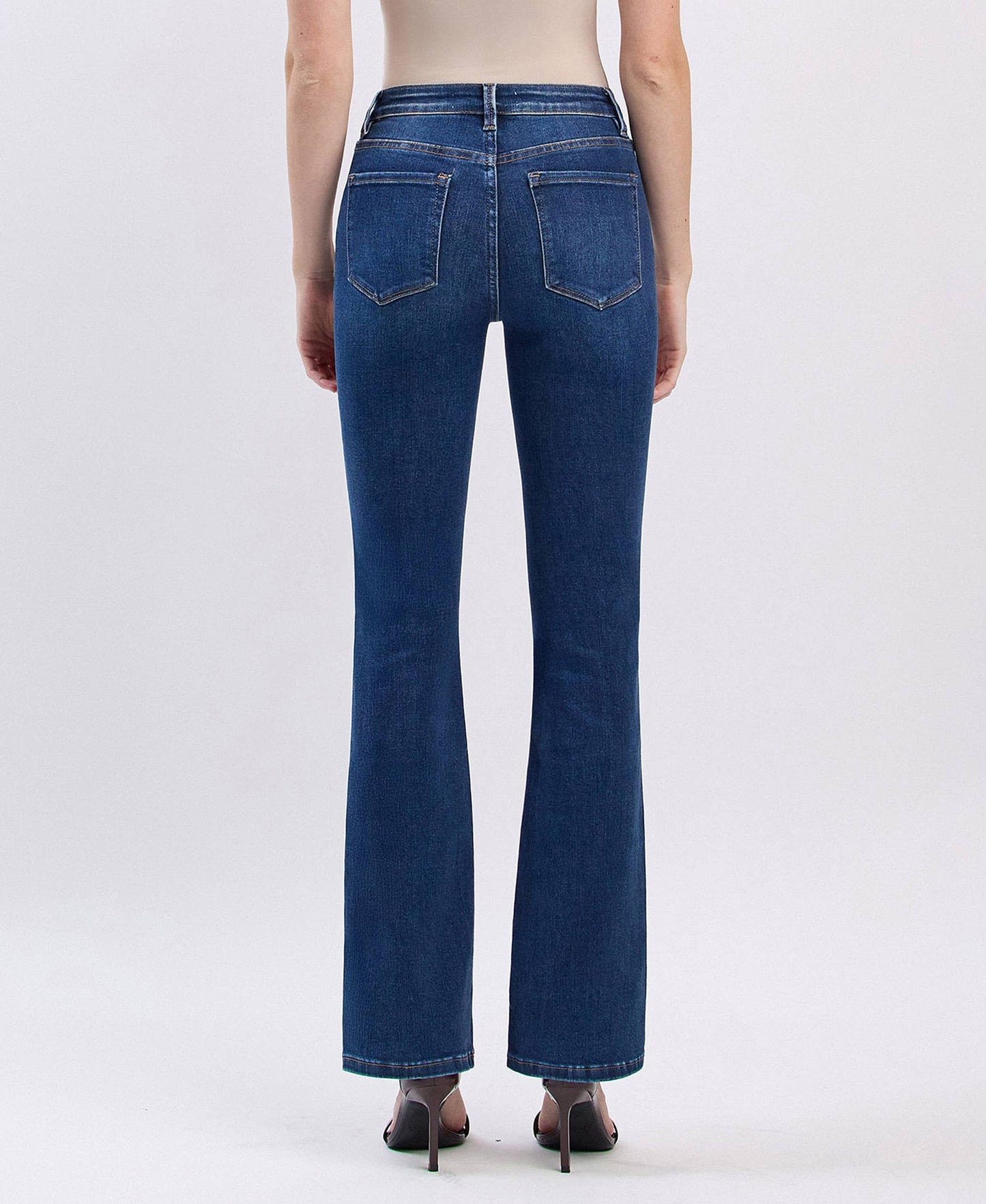 High Rise Bootcut Jeans