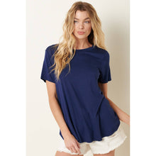 Load image into Gallery viewer, Bamboo Round Neck Short Sleeve Top
