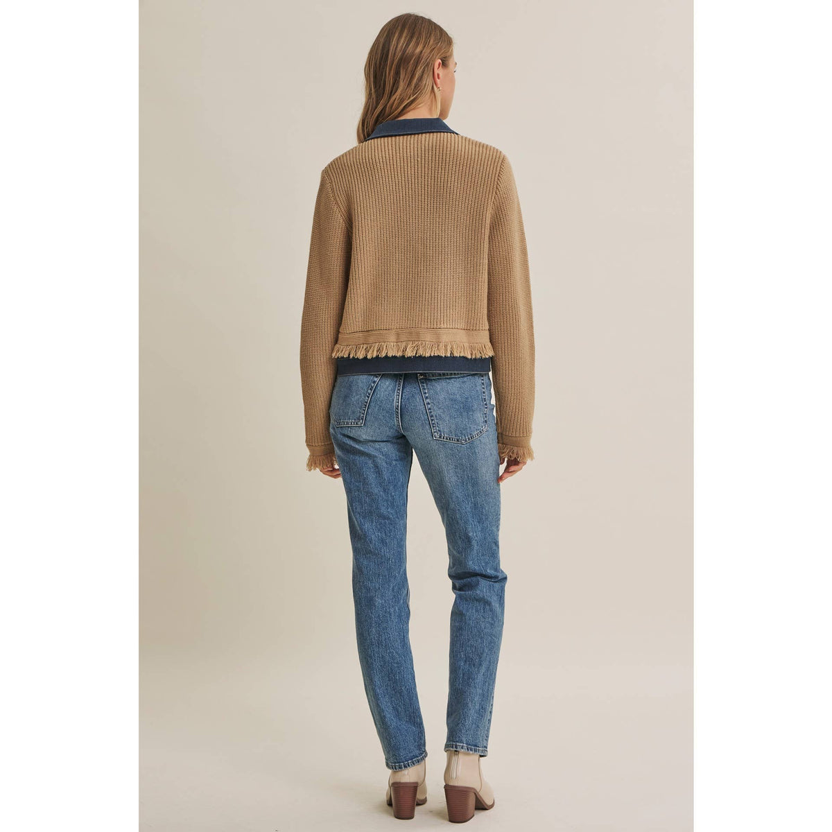 Fringe Cardigan Sweater Jacket