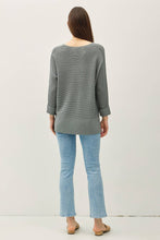 Load image into Gallery viewer, Dolman Sleeve Rolled Cuff Sweater

