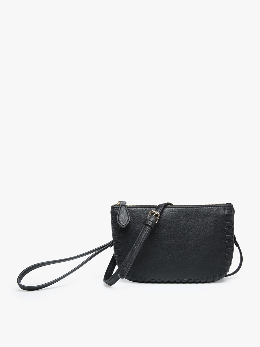 Bonnie Dual Compartment Whipstitch Crossbody