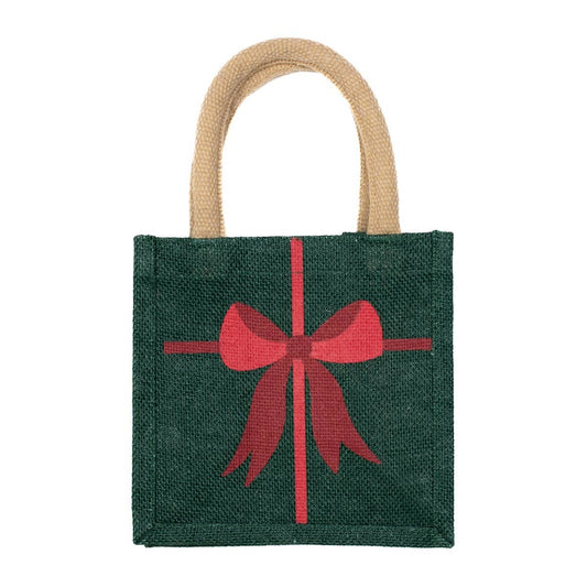 Christmas Bow Petite Gift Tote