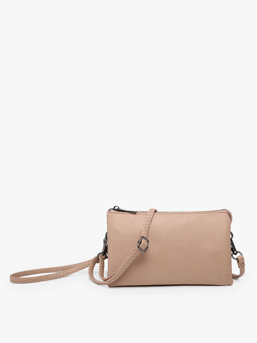 Riley Monogrammable 3 Compartment Crossbody/Wristlet
