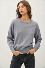 Load image into Gallery viewer, Relaxed Fit Basic Round Neck Sweater
