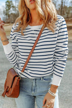 Load image into Gallery viewer, Casual Striped Long Sleeve Top
