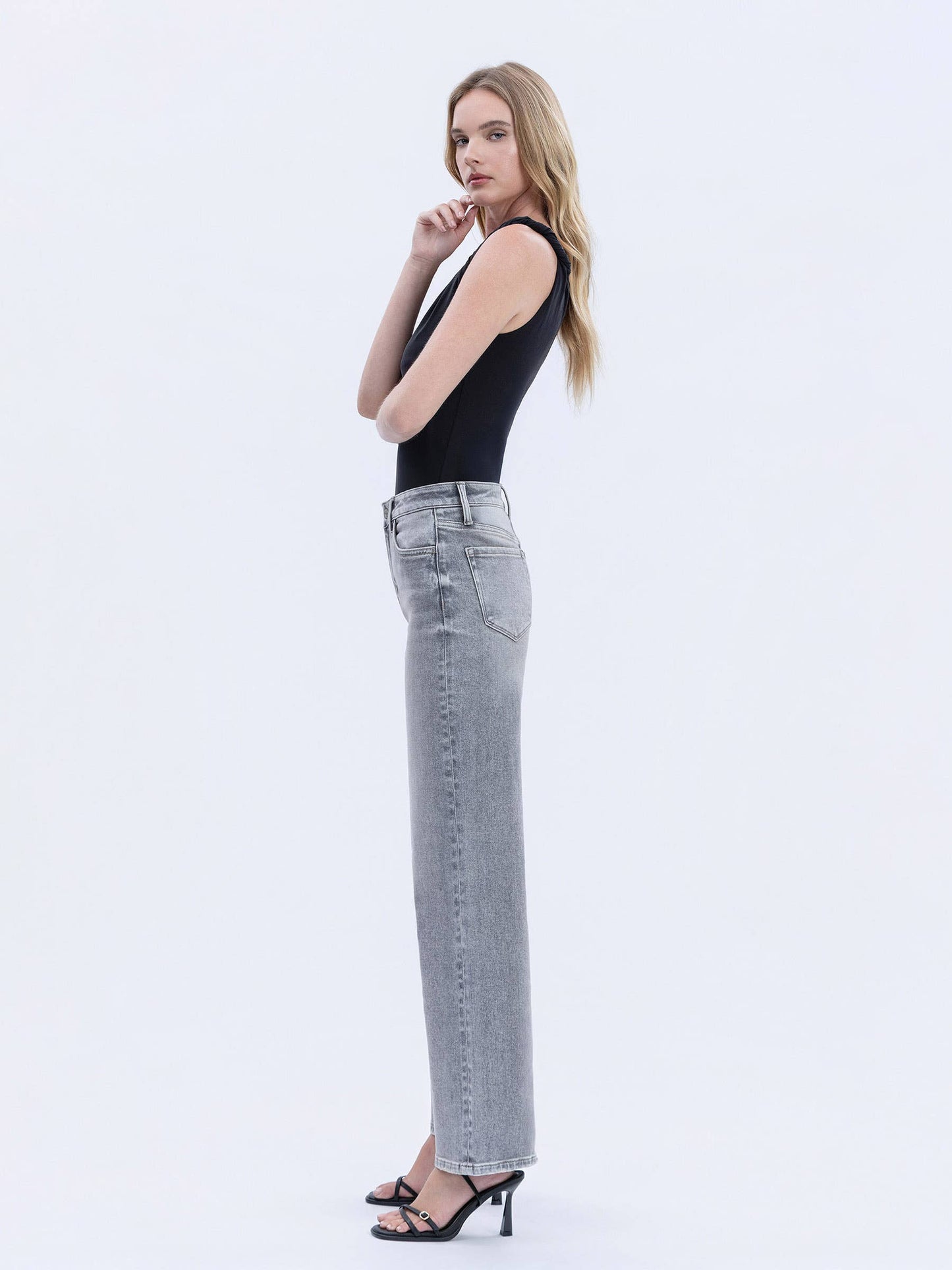 Olivia High Rise Wide Leg Jeans