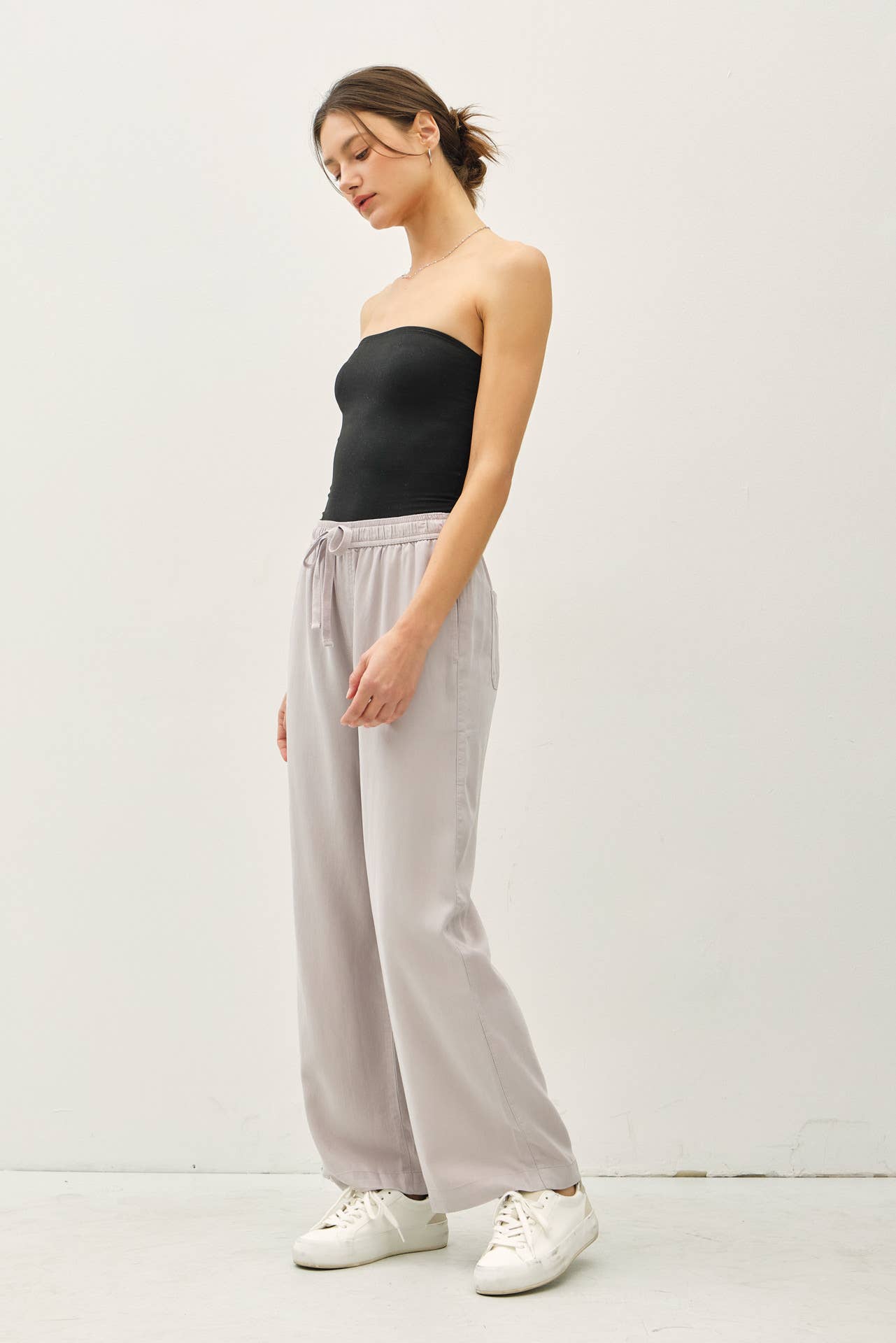Tencel Wide Leg Pants