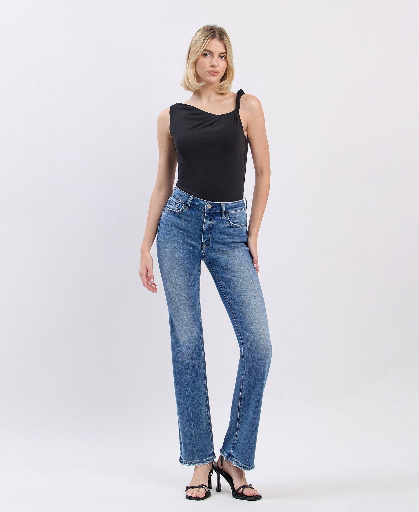 Allison High Rise Full Length Bootcut Jeans