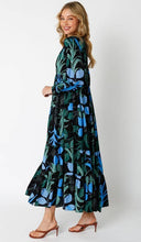 Load image into Gallery viewer, Long Sleeve Pleated Button Front Dress
