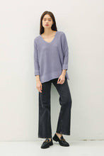 Load image into Gallery viewer, Dolman Sleeve Rolled Cuff Sweater
