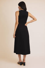 Load image into Gallery viewer, Sleeveless Pleated Twill Midi Dress

