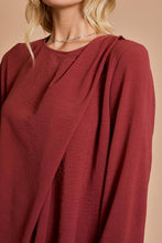 Load image into Gallery viewer, Shoulder Shirring Long Sleeve Top
