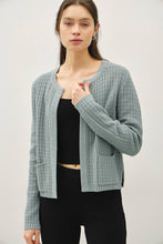 Load image into Gallery viewer, Chunky Structured Knit Open Front Cardigan
