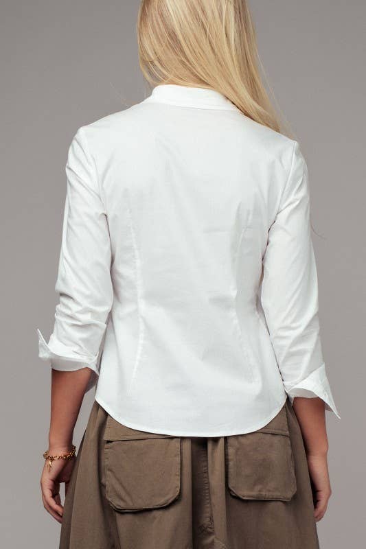 Tailored Button Down Top