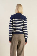 Load image into Gallery viewer, Button Shoulder Striped Sweater

