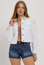 Load image into Gallery viewer, Basic Denim Jacket-White
