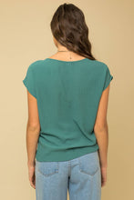 Load image into Gallery viewer, Front Knot Short Sleeve Top
