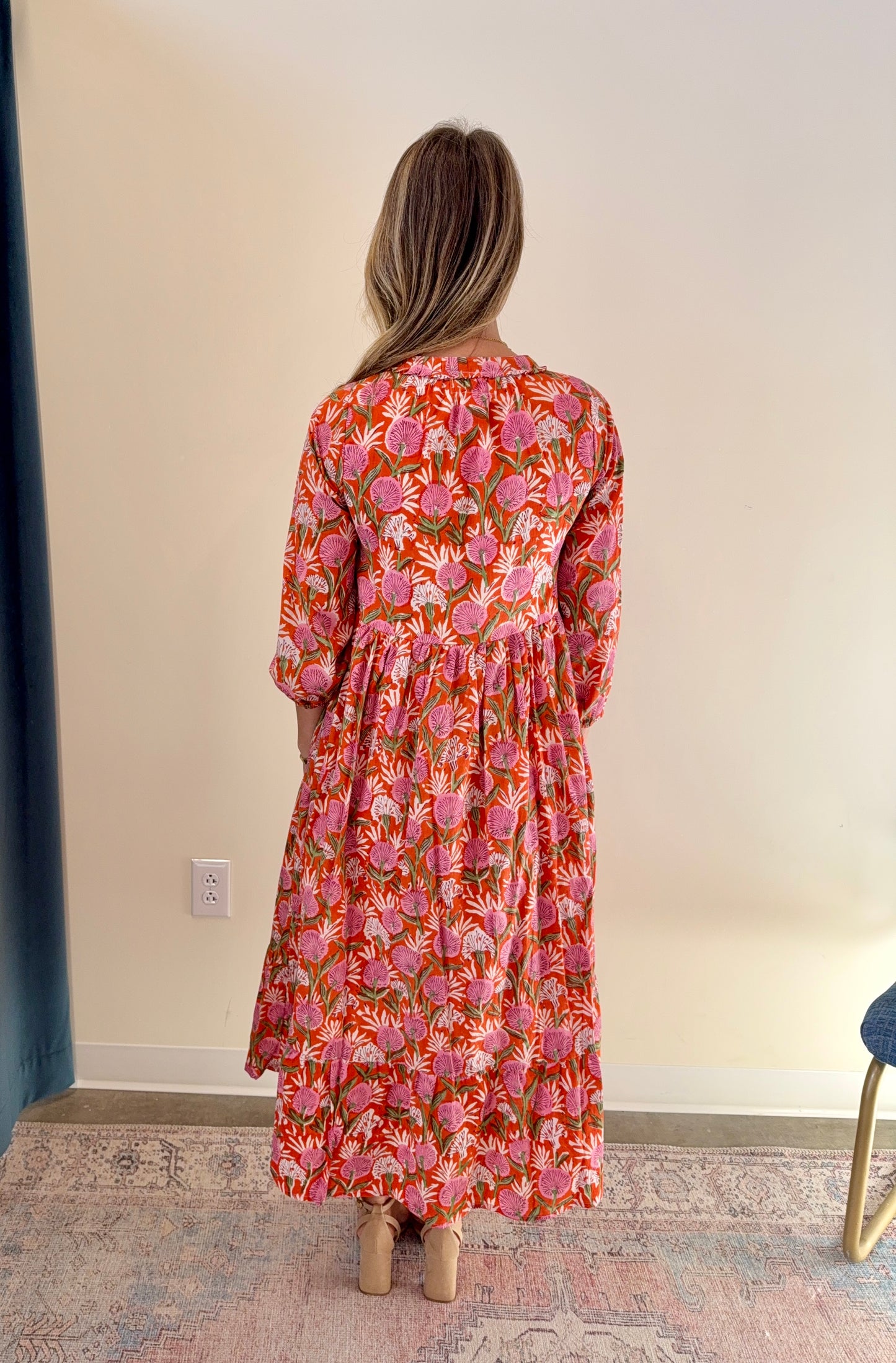 The Ann Dress- Sunset Floral