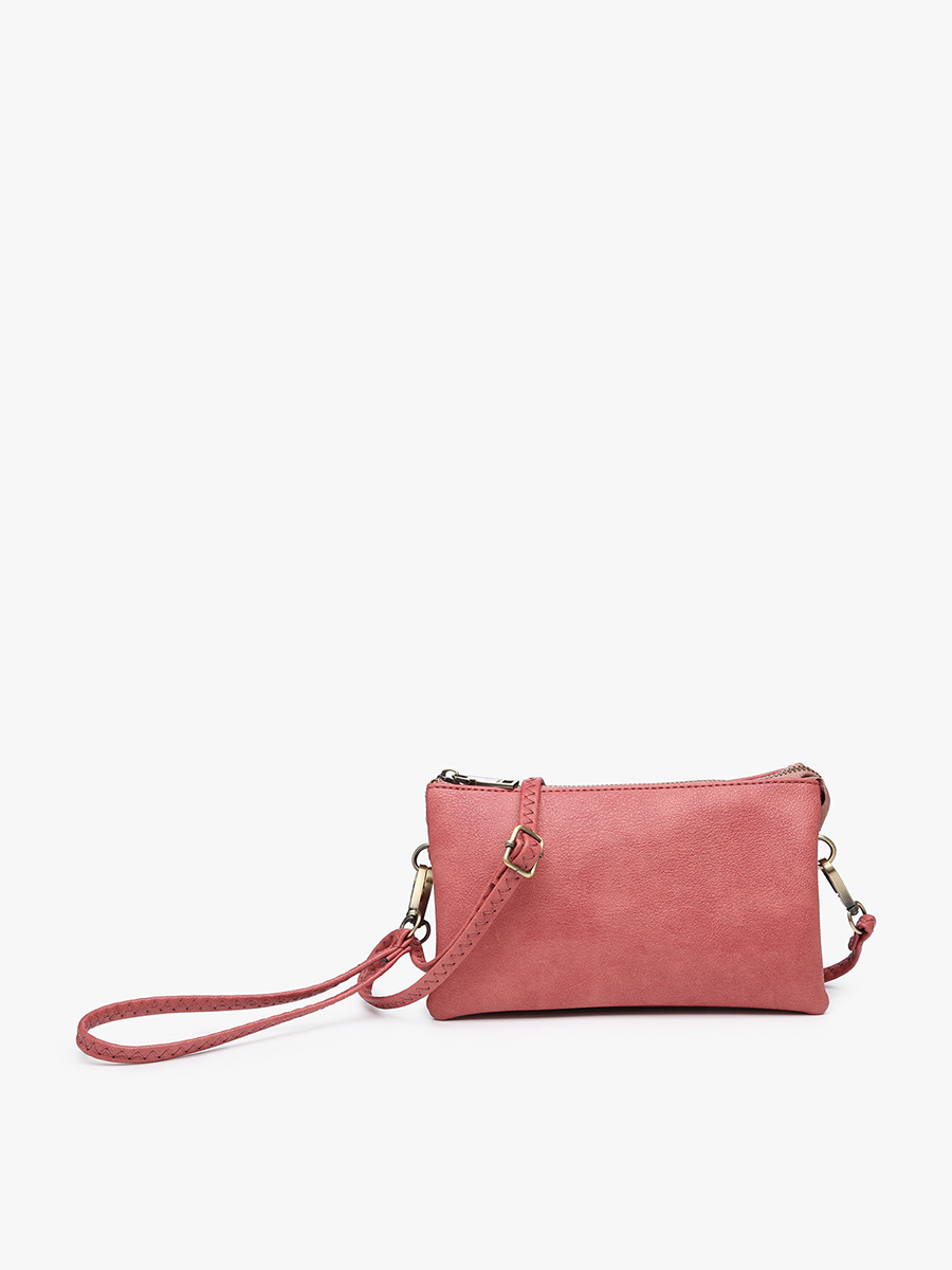 Riley Monogrammable 3 Compartment Crossbody/Wristlet