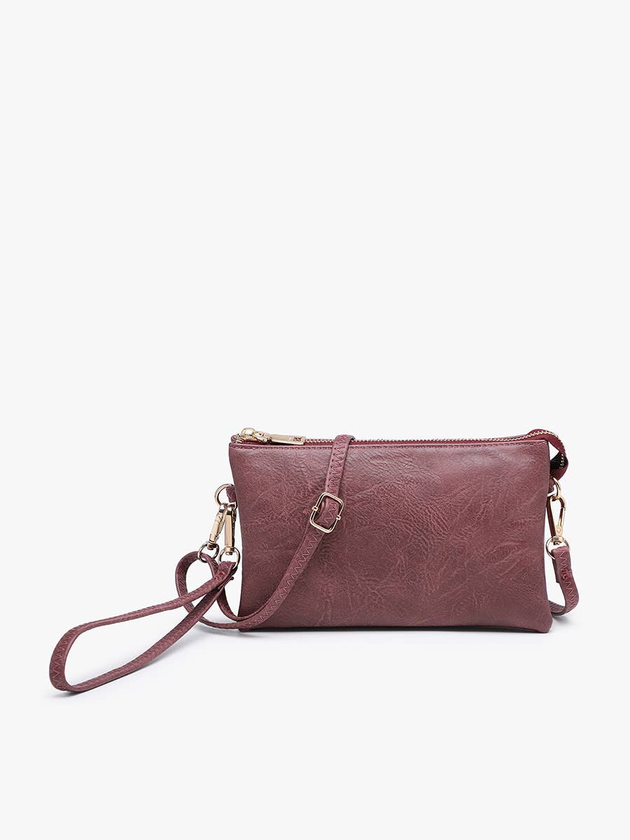 Riley Monogrammable 3 Compartment Crossbody/Wristlet