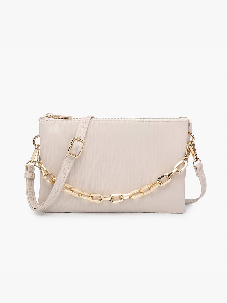 Izzy Textured Crossbody with Guitar Strap