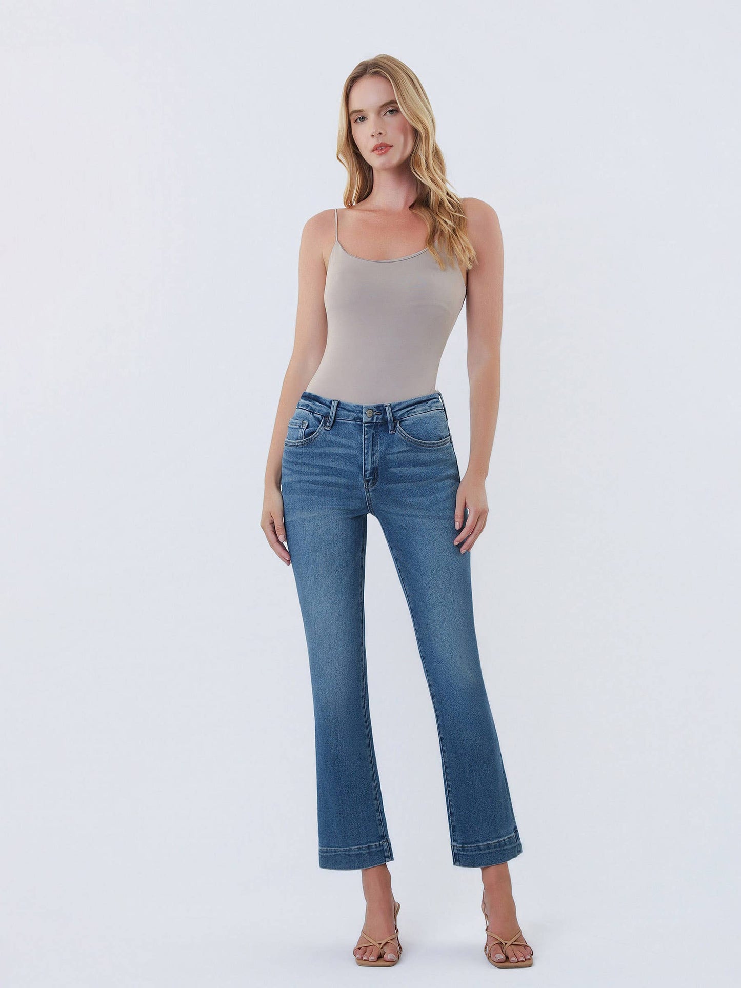 Adore You -HIGH RISE KICK FLARE JEANS