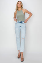 Load image into Gallery viewer, High Rise Ankle Slim Straight Jeans
