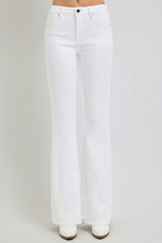 Load image into Gallery viewer, High Rise TC Flare Frayed Hem Jeans
