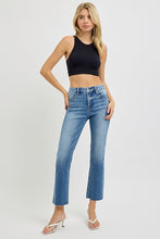 Load image into Gallery viewer, TC High Rise Crop Slim Straight Jeans

