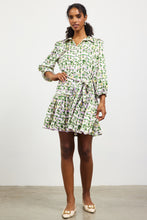 Load image into Gallery viewer, Satin Button Down Tie Waist Dress
