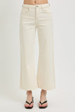 Load image into Gallery viewer, TC Adjustable Waist Crop Wide Leg Jeans
