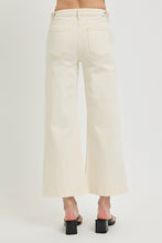 Load image into Gallery viewer, TC Adjustable Waist Crop Wide Leg Jeans
